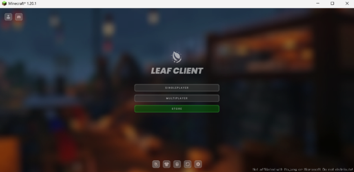 Leaf Client In-game Preview
